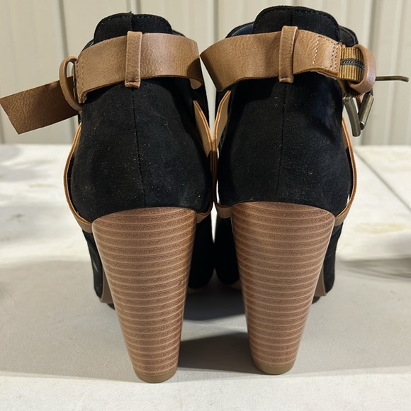 Just fab, size 7.5, black and brown - Picture 3 of 4